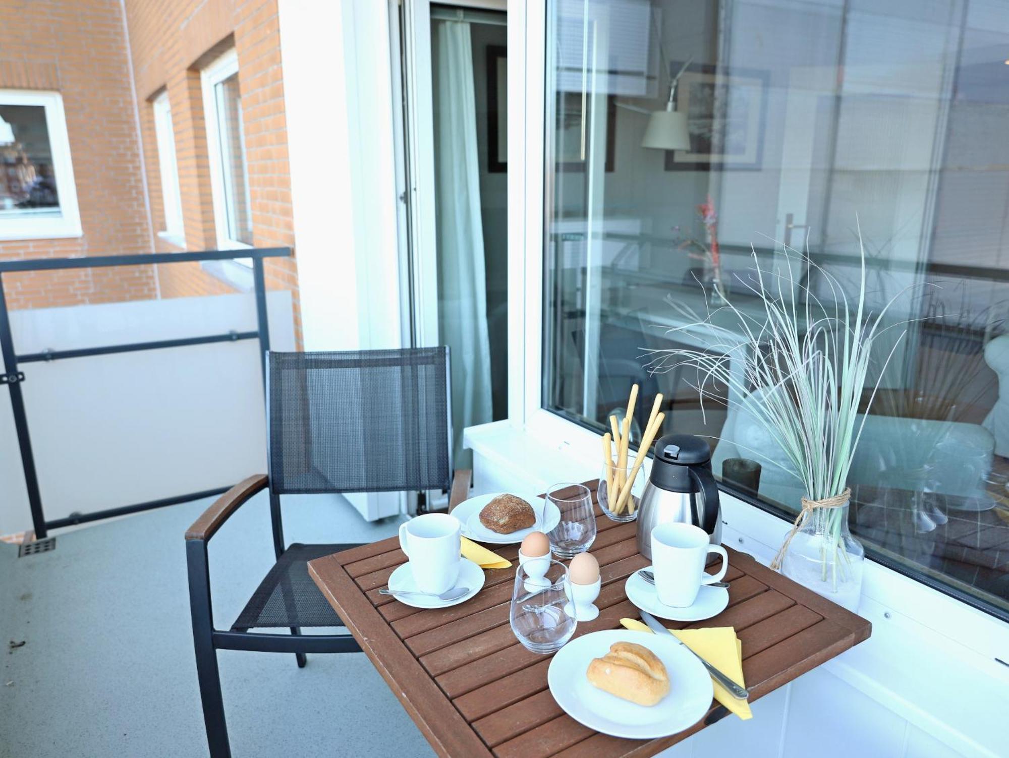Modernes 2-zimmer-appartement Mit Balkon. Apartment Westerland